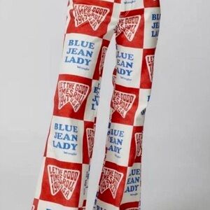 Wrangler Red and Blue Graphic Print Pants